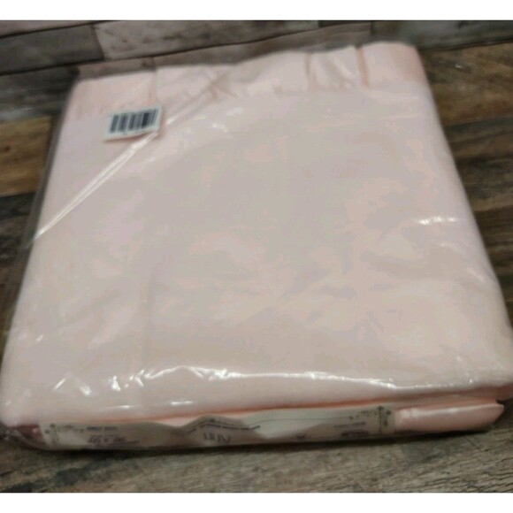 VTG North Star Ann Chatham Acrylic Crib Baby Blanket Nylon Edges Pink 36"x50"NEW - Picture 3 of 5